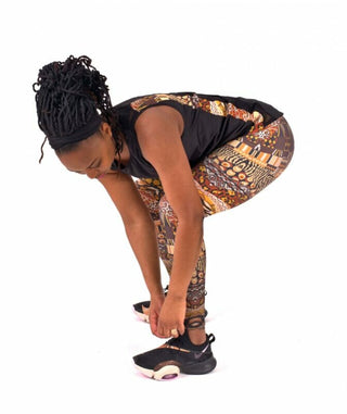 Pfeka African inspired print activewear / gym wear